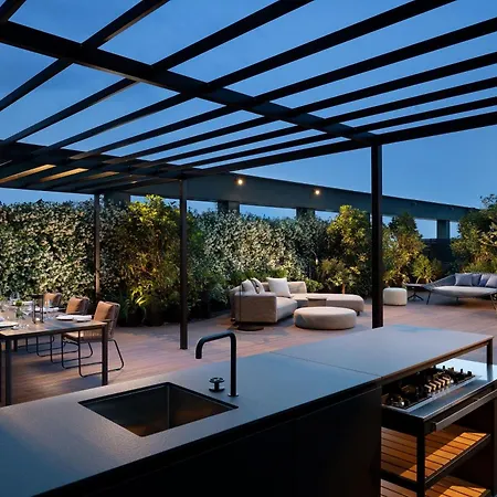 The Westin Palace, Milan Exterior photo The rooftop terrace